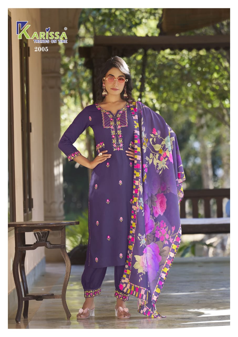 Shanaya Vol 2 By Karissa Rayon Kurti With Bottom Dupatta Wholesale Online